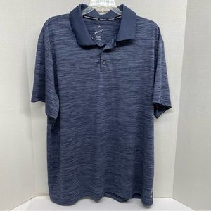 Head Tennis Polo Men's Size XL Blue Short Sleeve Collared Knit with Gray Logo